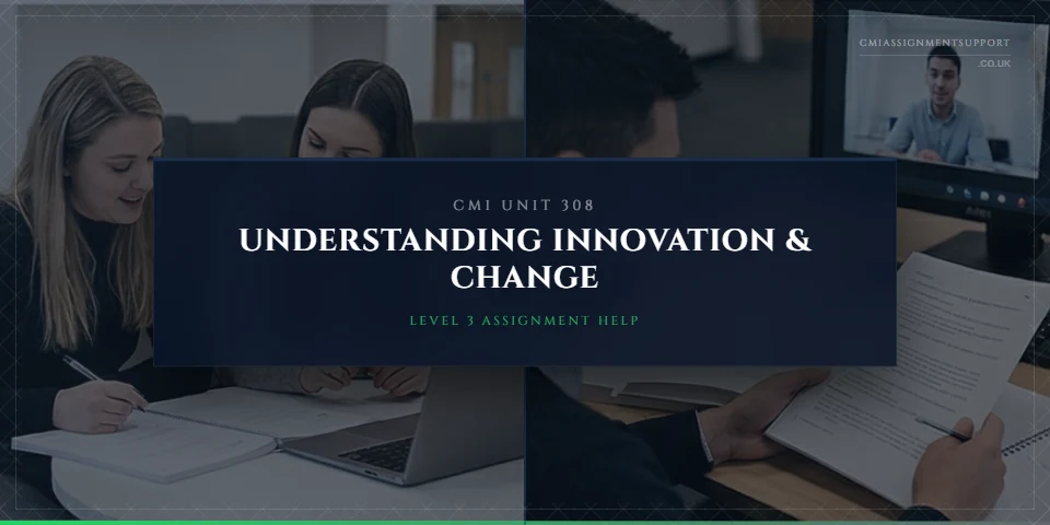 CMI 308 Assignment Help: Understanding Innovation and Change